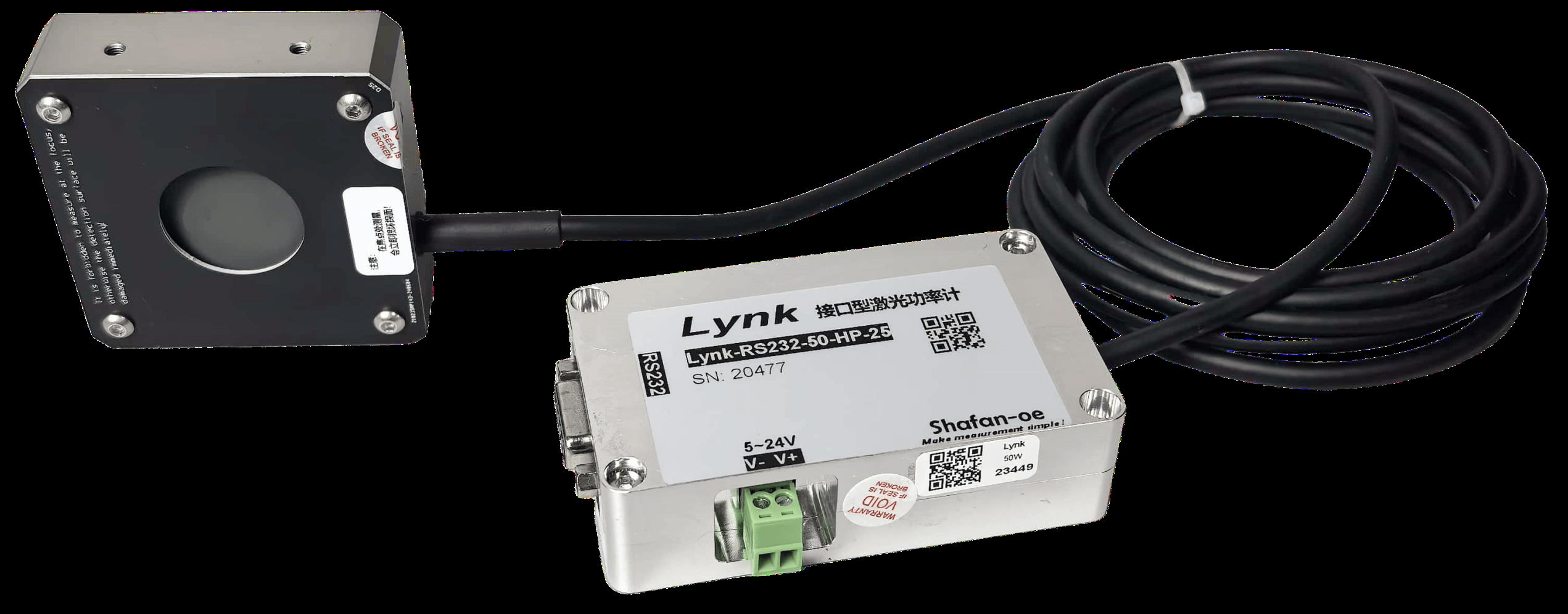 Lynk 20W 50W laser power meter head